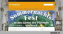 Desktop Screenshot of pfarrei-viechtach.de